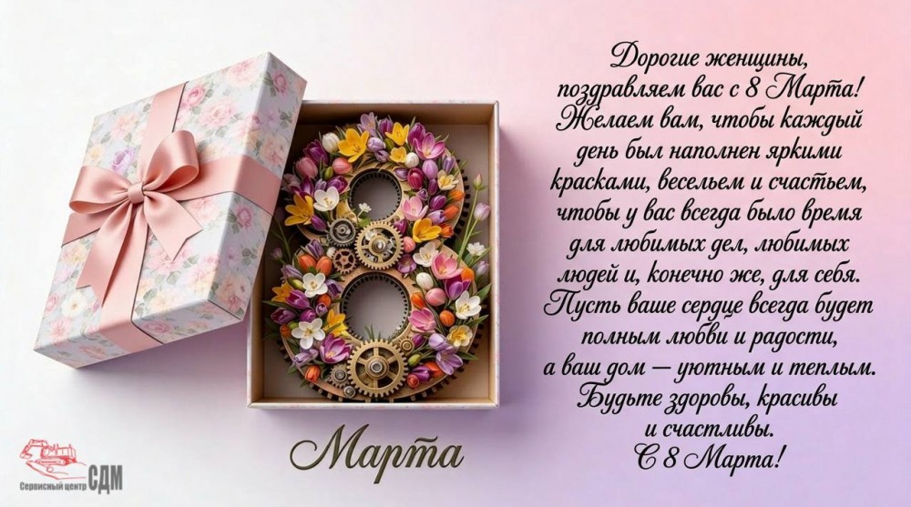 Поздравляем с 8 марта!